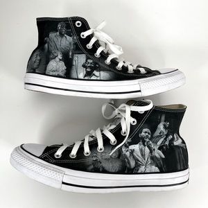 Converse Chuck Taylor All Star Custom Print Soul Music Shoes Sneakers